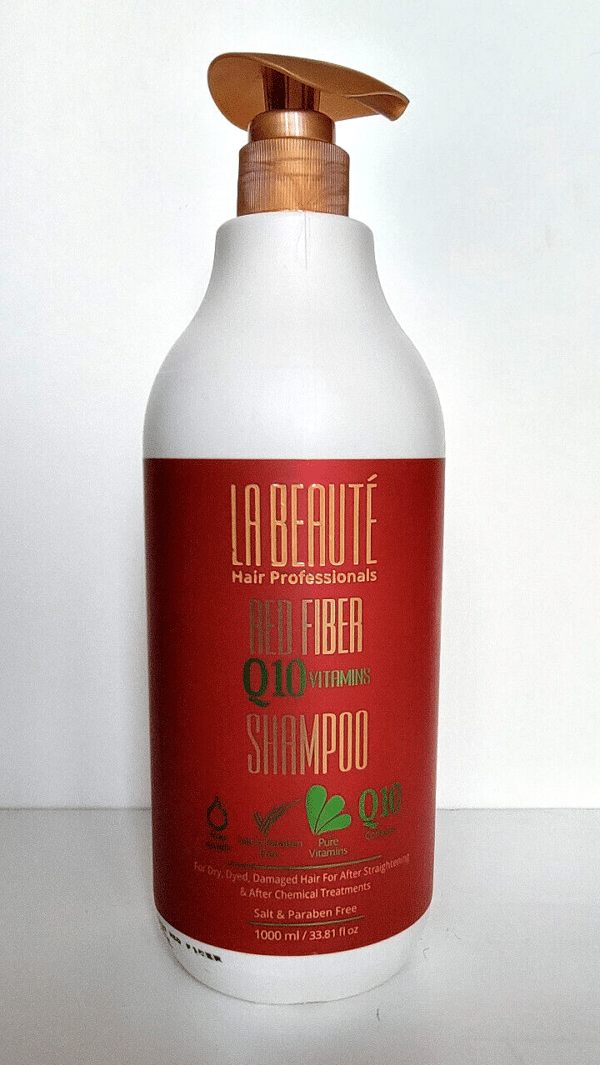 La-Beauté-Red-Fiber-Q10-Shampoing-1000-ml