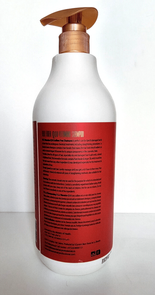 La-Beauté-Red-Fiber-Q10-Shampoing-1000-ml